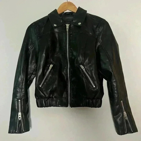 BLANKNYC LEATHER JACKET. - Picture 1 of 5